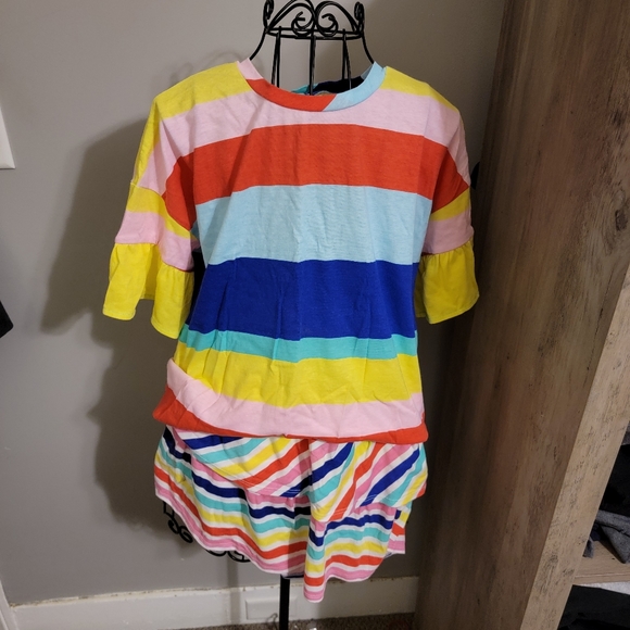 Bright Colored shirt and skirt! - Picture 1 of 3